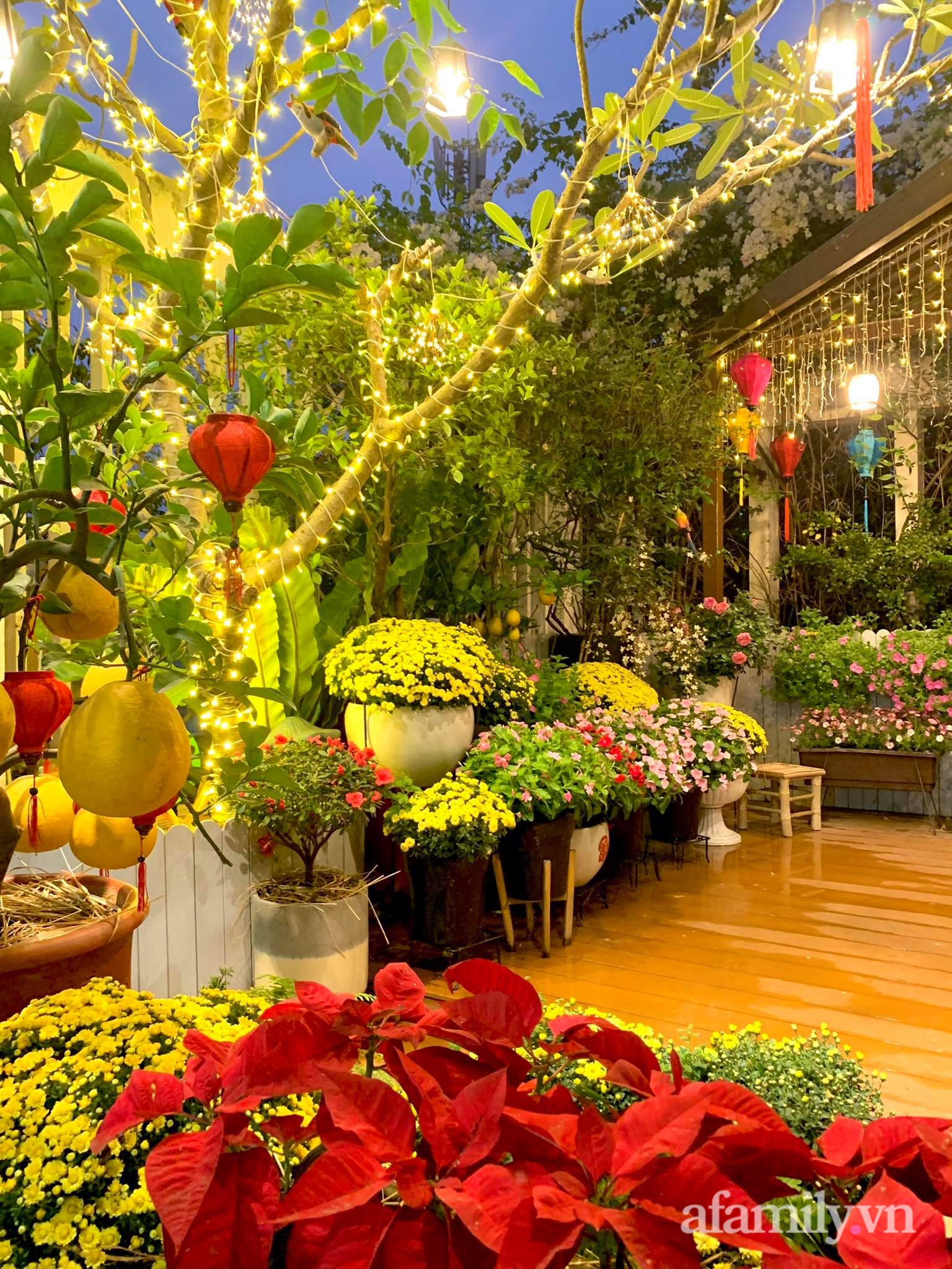 Mùng 1 đầu năm cùng ghé thăm sân thượng mang sắc màu Tết truyền thống của mẹ đảm ở Sài Gòn-8