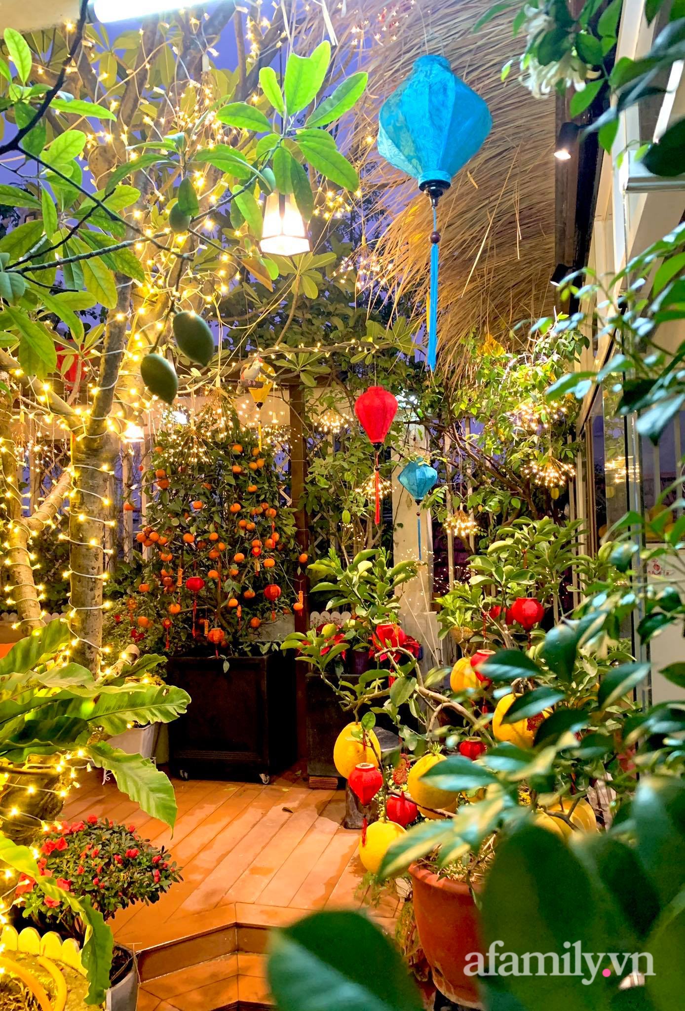 Mùng 1 đầu năm cùng ghé thăm sân thượng mang sắc màu Tết truyền thống của mẹ đảm ở Sài Gòn-11