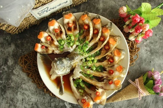 Cá hấp chim công - Món ăn mang tới may mắn cho năm mới