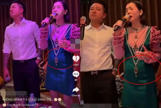 Rộ nghi vấn Lệ Quyên mang thai khi lộ vòng 2 lớn bất thường