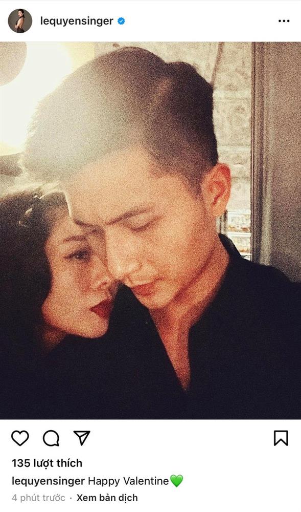 Đúng 0h ngày Valentine, Lệ Quyên tung ngay ảnh âu yếm tình trẻ kém 12 tuổi Lâm Bảo Châu và chàng đáp lại luôn-1