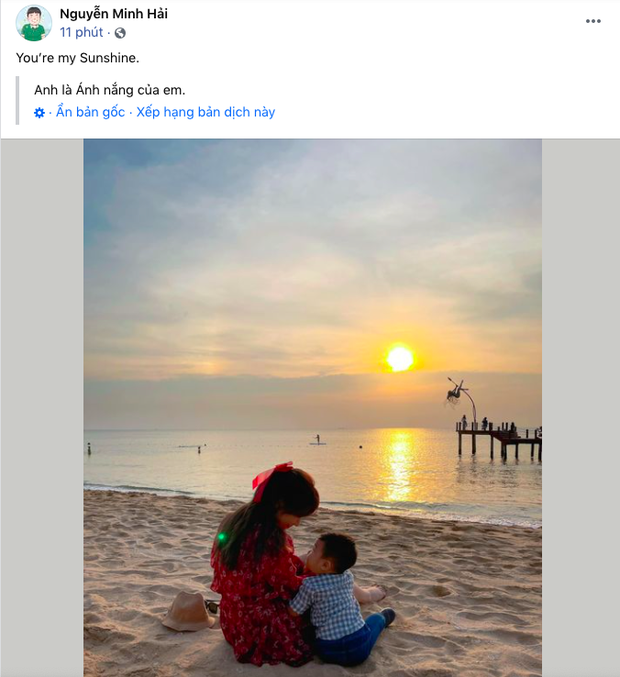 HOT: Đúng Valentine, bạn trai Hoà Minzy lần đầu công khai hình ảnh con trai đầu lòng, khoảnh khắc 2 mẹ con gây bão-1