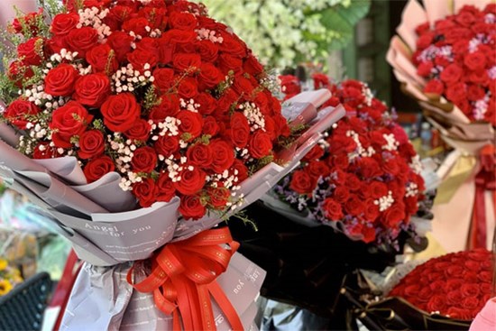TPHCM: Bó hồng 