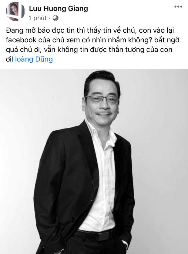 NS Hồng Vân, Quốc Trường và sao Vbiz đau buồn, tiếc thương khi hay tin NSND Hoàng Dũng qua đời-3