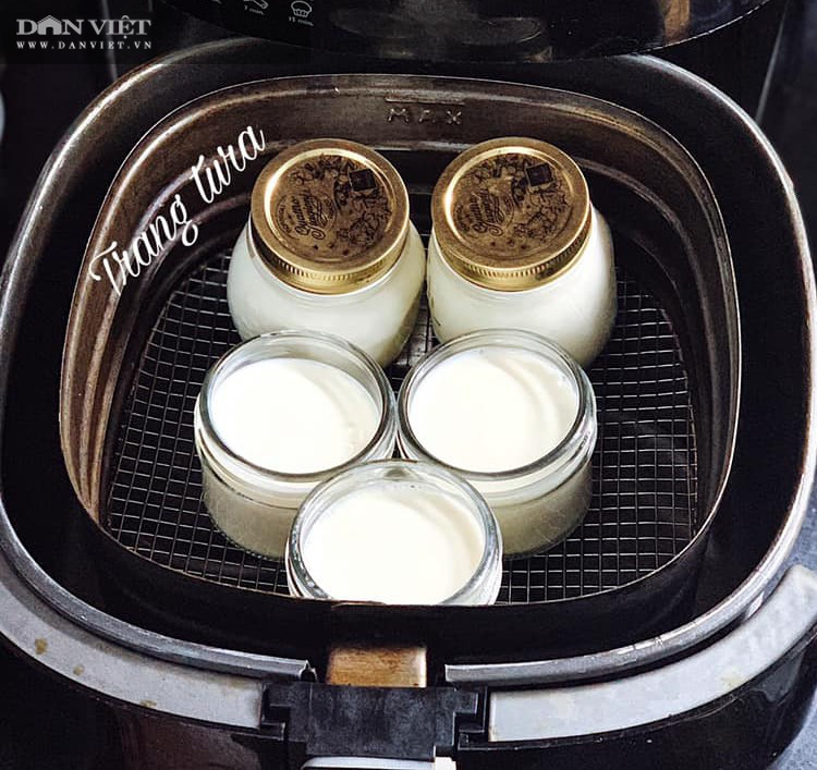 Làm sữa chua bằng nồi chiên không dầu đơn giản, chống ngán ngày Tết-1