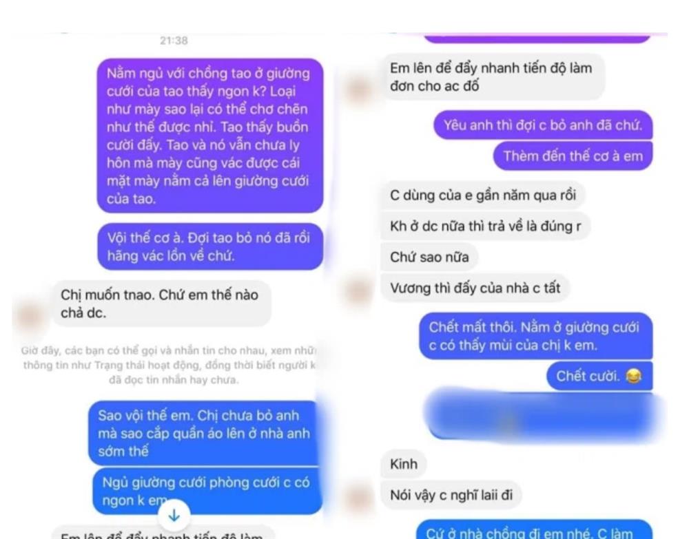 Lên giường với đàn ông có vợ, tiểu tam còn trơ trẽn thách thức Em lên để đẩy nhanh tiến độ làm đơn cho anh chị-2