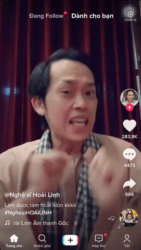 NSƯT Hoài Linh lập TikTok chưa đầy 24h đã sở hữu lượt follow khủng, chào hỏi nhẹ cũng 6 triệu view và loạt clip chế đỉnh không kém-5