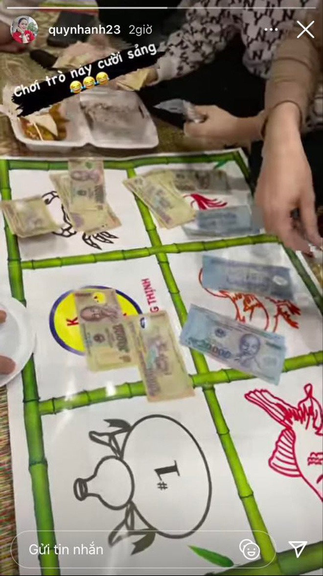 Vợ Duy Mạnh khoe chơi bầu cua tôm cá ngày Tết gây tranh cãi-3