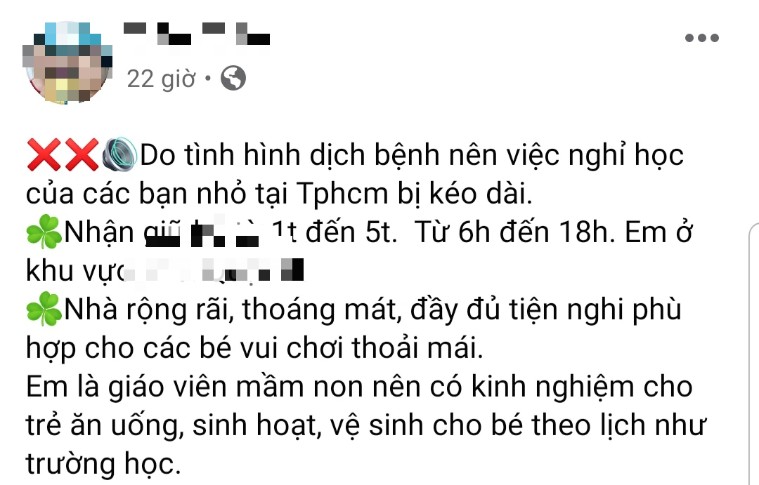 Con tạm dừng tới trường, phụ huynh cuống cuồng tìm phương án cho câu hỏi: Ai trông con cho đến cuối tháng để đi làm?-7