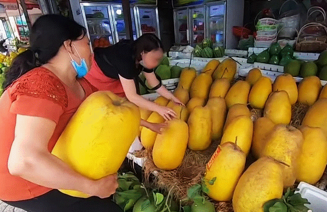 Dân mạng xôn xao loại bưởi lạ to như quả bí khổng lồ, ăn được từ vỏ đến ruột với giá lên tới 100k/kg!?-1