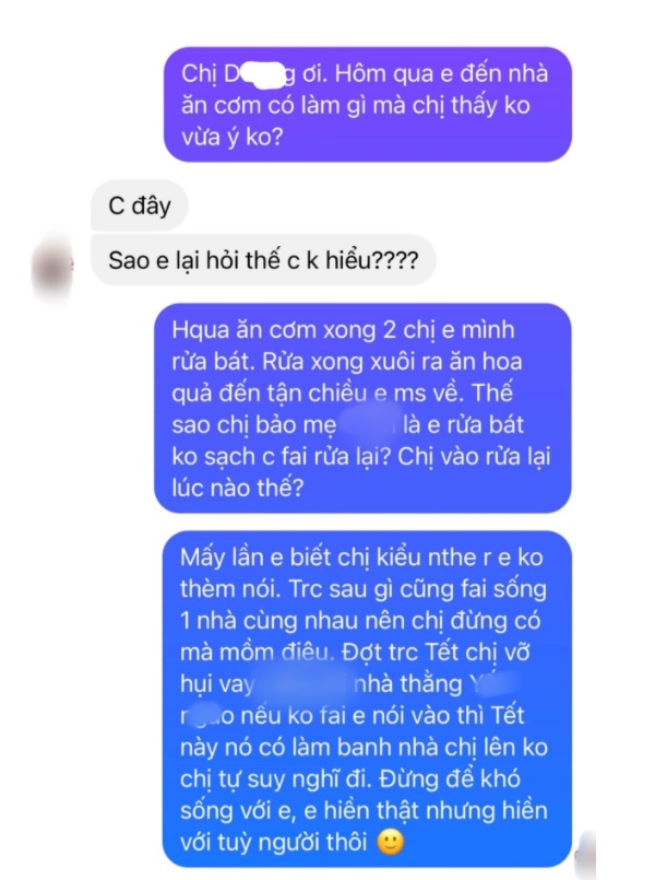 Màn dằn mặt” chị dâu chồng sắp cưới cực đanh thép của cô gái trẻ, chỉ dùng vài câu nói nhưng khiến đối phương im bặt, chẳng dám ho he-2