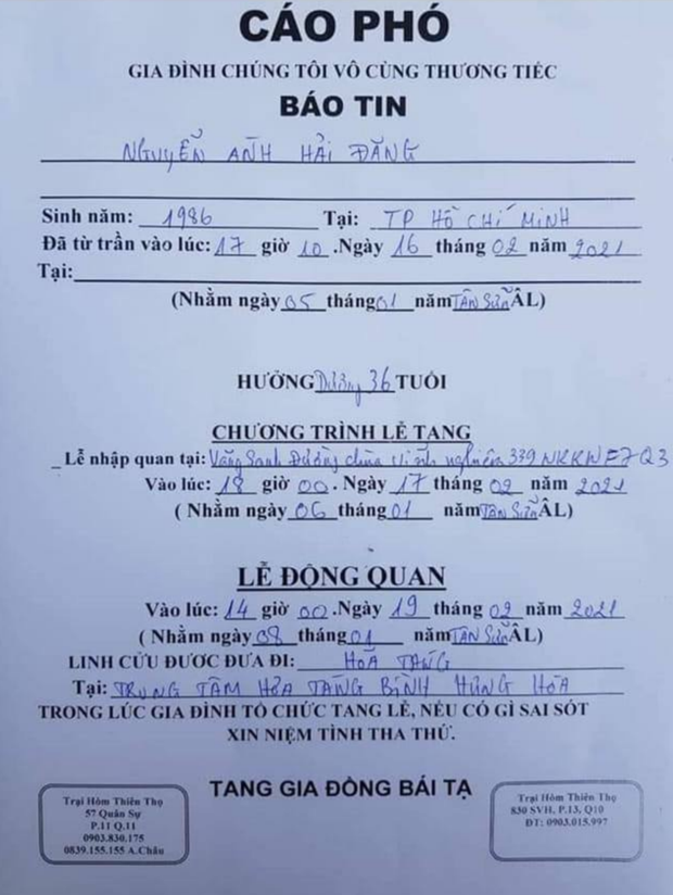 Tang lễ cố diễn viên Hải Đăng tại TP.HCM: Vợ sắp cưới gần như ngã quỵ, không rời thi hài nửa bước, bố mẹ lặng người bên quan tài con trai-22