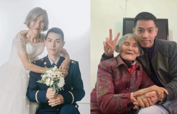 Bộ ảnh cưới của chàng lính cứu hỏa và cô dâu hơn 61 tuổi gây chấn động MXH, hóa ra đằng sau là câu chuyện ấm lòng ít ai đoán được-1