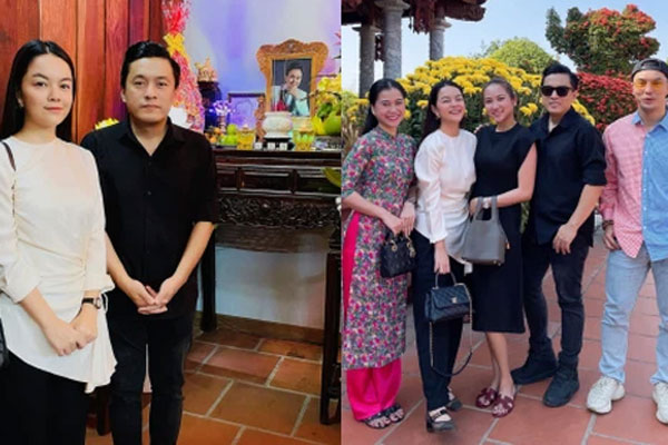 Xúc động trước hình ảnh bà xã hôn gió trước di ảnh cố NS Chí Tài khi thăm mộ chồng-2