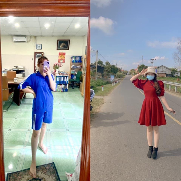 Hội chị em mở hội so ảnh lúc ở nhà với khi ra đường, ca này mới là lật hơn bánh tráng đây-3