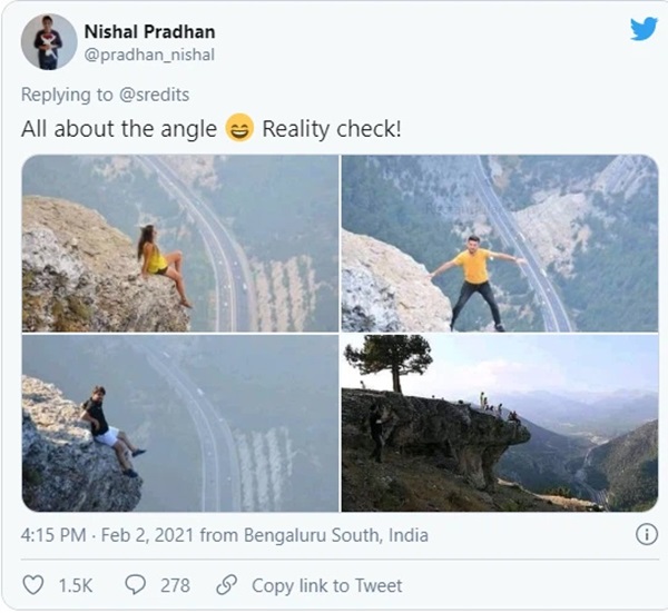 Đăng bức ảnh chụp trên vách đá cheo leo, cặp đôi bị ném đá tơi bời vì quá mạo hiểm, nhưng sự thật phía sau khiến tất cả câm nín-3