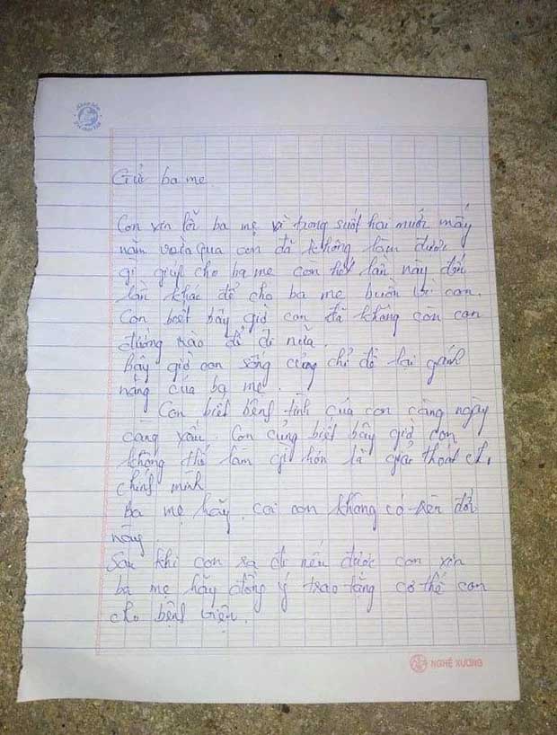 Nam thanh niên lên cầu Thuận Phước để lại thư tuyệt mệnh cho bố mẹ và người yêu rồi... lên chùa-1