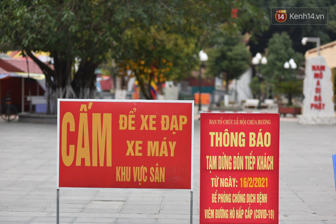 Ảnh: Cảnh tượng vắng chưa từng có ở chùa Hương, huyện Mỹ Đức lập 9 chốt kiểm soát yêu cầu người dân quay xe”-13