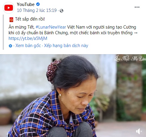 Tin vui đầu năm mới, video gói bánh chưng ngày Tết của Ẩm thực mẹ làm được Fanpage Youtube 100 triệu người theo dõi chia sẻ, giới thiệu đến toàn thế giới-1