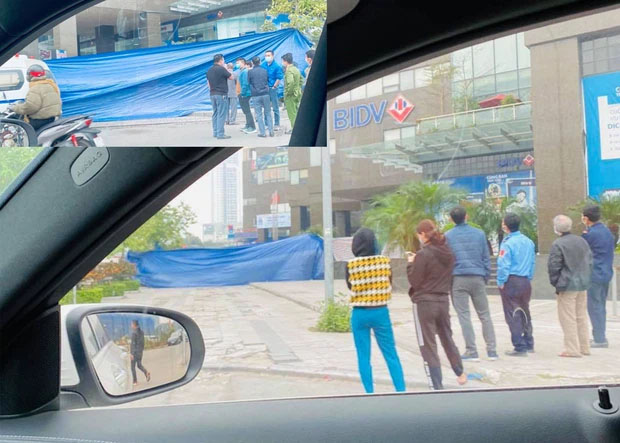 Hà Nội: Người đàn ông rơi từ tầng cao tòa nhà Golden Palace xuống đất tử vong-1