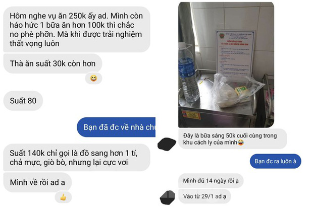Vụ cắt xén bữa ăn ở Quảng Ninh: Những tin nhắn từ trong khu cách ly-5