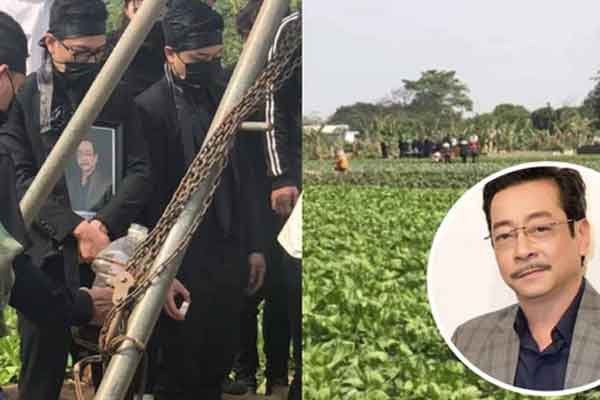 Con trai viết status tiễn biệt NSND Hoàng Dũng kèm hình ảnh phần mộ phủ kín hoa: Nghỉ ngơi thôi bố, bố vất vả nhiều rồi!”-4