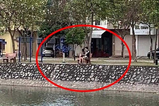 Hải Dương: Hôn nhau bên bờ hồ giữa lúc giãn cách xã hội, cặp đôi bị xử phạt 4 triệu đồng