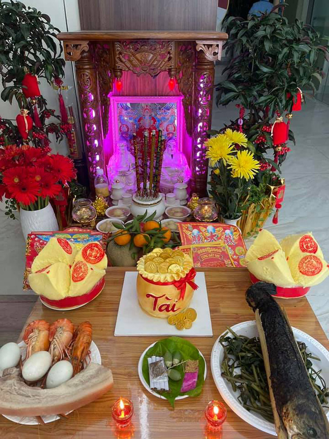 Sao Việt ồ ạt khoe mâm cúng hoành tráng ngày vía Thần Tài-5