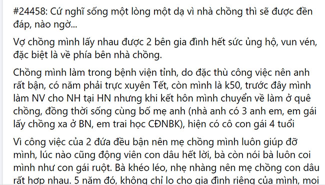 Dốc lòng dốc sức vì một câu coi con như con gái ruột của mẹ chồng, nàng dâu nhận được phần thưởng bất ngờ trên bản di chúc-1