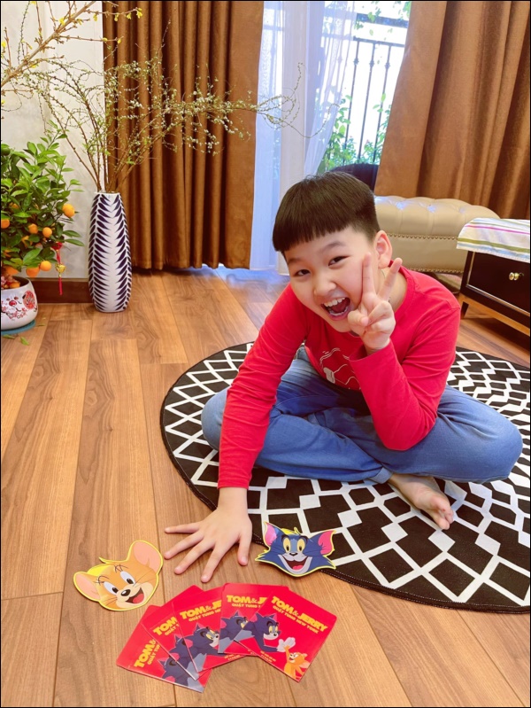 Con trai Bảo Thanh ra dáng làm anh lắm rồi, xung phong đập lợn lấy tiền lì xì cho mẹ đi sinh em bé-2