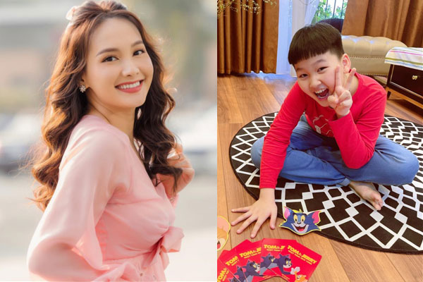 Bảo Thanh chụp ảnh khoe nhan sắc cuối thai kì, đang tạo dáng thơ thơ thì giật bắn mình: Nguyên nhân là do em bé trong bụng-3