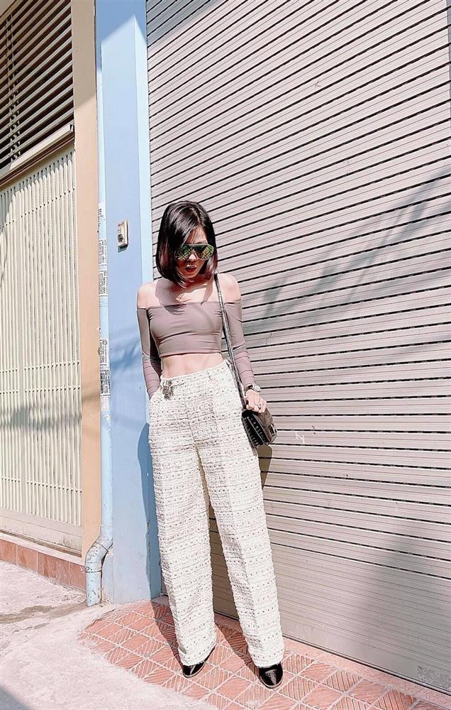 Quần ống suông - item ruột giúp Lệ Quyên hack dáng từ 1m55 lên 1m70-2