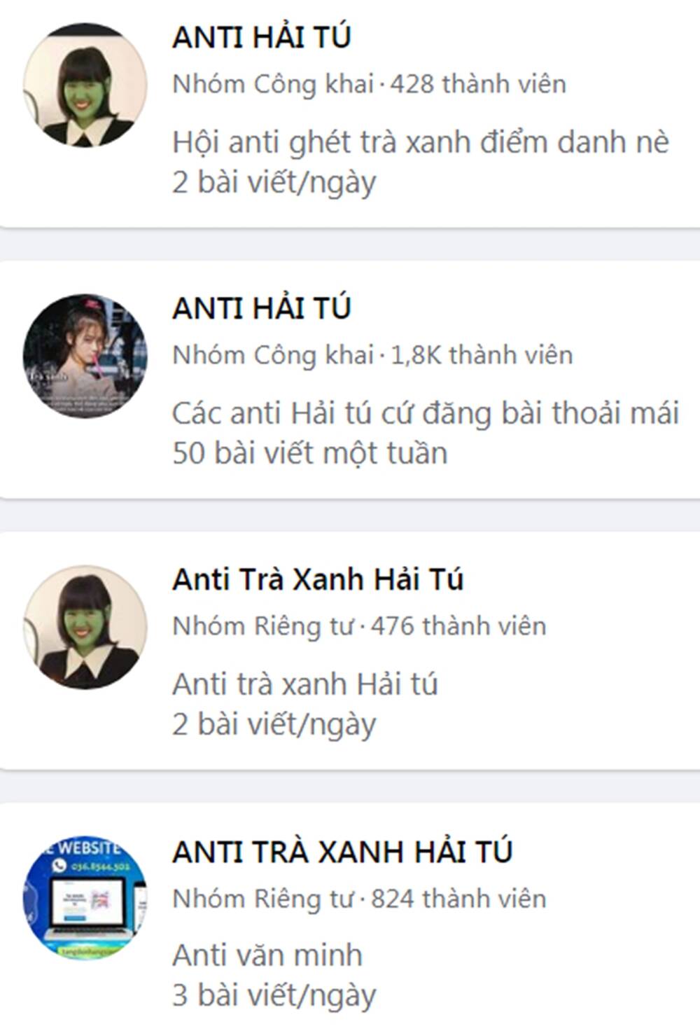 Hàng loạt Group anti-fan Hải Tú đổi tên, làn sóng công kích trả xanh đang dần lụi tàn?-9
