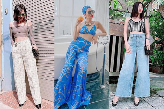 Quần ống suông - item 'ruột' giúp Lệ Quyên hack dáng từ 1m55 lên 1m70