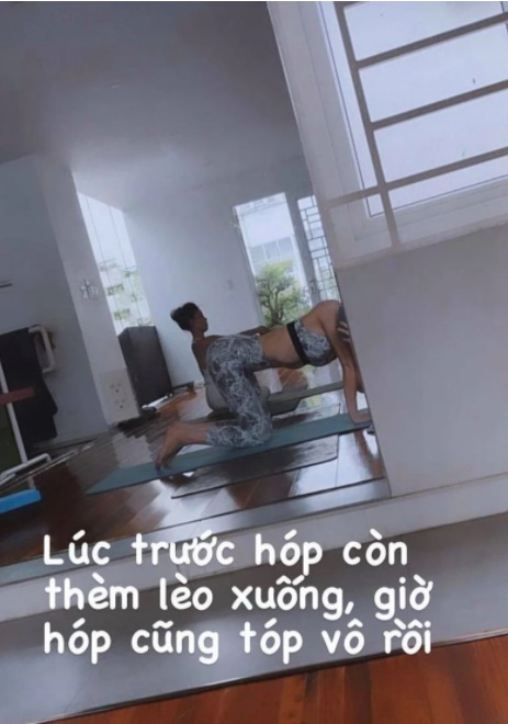 Hà Hồ tiết lộ ảnh trong phòng tập khiến dân tình không thể rời mắt khỏi body của bà mẹ 3 con-1