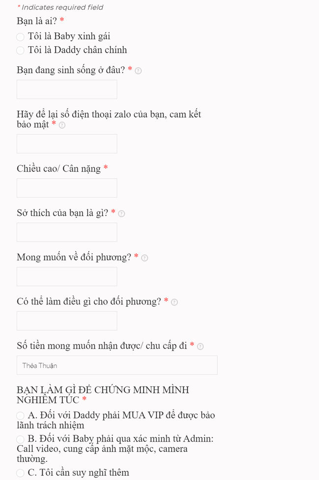 Xuất hiện website môi giới sugar baby - sugar daddy, rêu rao yêu thương và bảo vệ phụ nữ nhưng kêu gọi nạp tiền đổi tình?-4