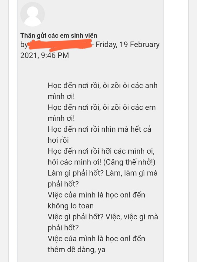 Sợ sinh viên xuống tinh thần khi học online, thầy giáo có cách cổ vũ đáng yêu hết nấc, lũ học trò cười thích thú-1