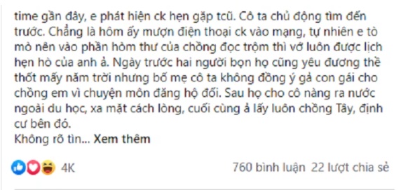 Biết tình cũ của chồng ỡm ờ thả thính, vợ nhẹ nhàng ra tay trong chớp nhoáng mà khiến ả ngượng mặt rút lui-1