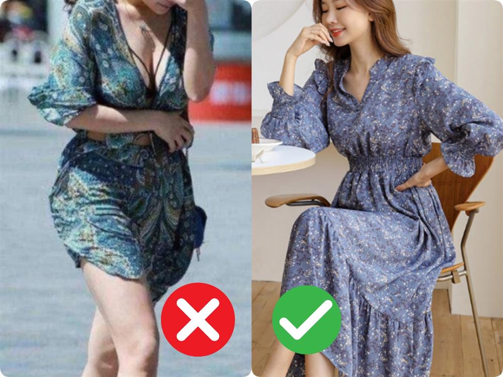 Đừng khiến bản thân trở nên lố lăng kém sang với những kiểu áo cổ V nhạy cảm này-7