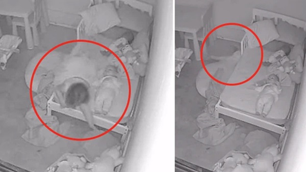 Nghe tiếng con gái khóc thét gọi mẹ, gia đình kiểm tra camera rồi rụng rời chân tay khi thấy cảnh tượng quái dị lúc con chui xuống gầm giường-1