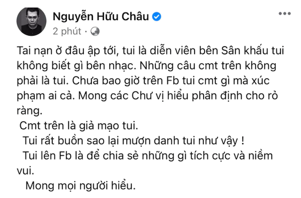 Bị nghi đá xéo Sơn Tùng M-TP, NSƯT Hữu Châu lên tiếng làm rõ-2