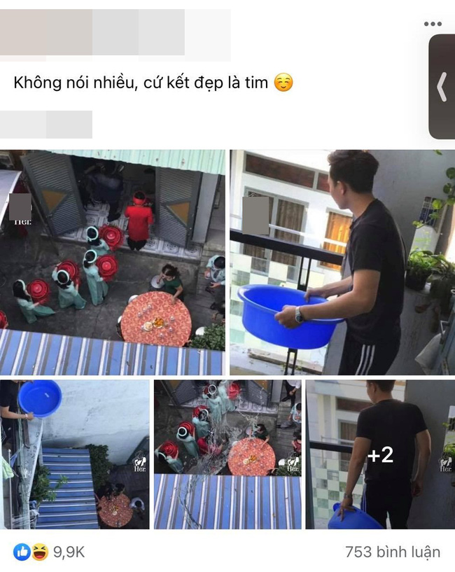 Xôn xao hình ảnh thanh niên đùa nghịch” đổ nguyên chậu nước vào dàn phụ dâu đang bưng quả khiến dân mạng phẫn nộ-1