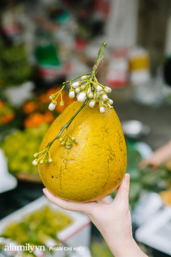 Hàng bưởi Diễn da vàng óng có từng búi hoa tươi giá tận 100k/quả, bà chủ thu cả chục triệu mỗi ngày!-5