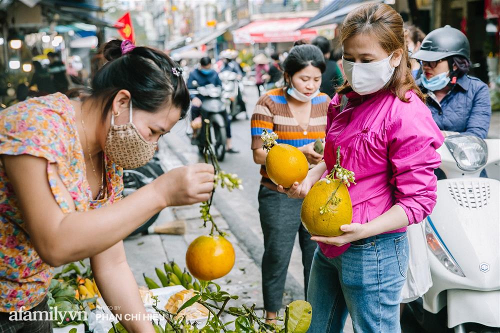 Hàng bưởi Diễn da vàng óng có từng búi hoa tươi giá tận 100k/quả, bà chủ thu cả chục triệu mỗi ngày!-8