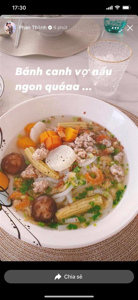 Phan Thành sử dụng mạng xã hội có lẽ chỉ để nịnh vợ, nghìn năm mới xuất hiện nhưng toàn khen vợ nấu ăn ngon-2