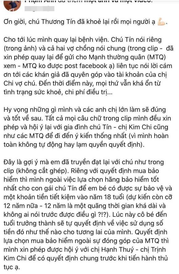 Vợ nghệ sĩ Thương Tín kể chồng muốn về nhà: Ảnh nói ảnh không ổn, chắc không sống được đâu-5