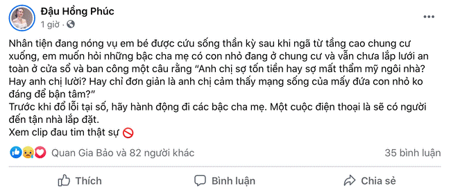 Vụ bé gái rơi từ tầng 12 chung cư: Loạt hot mom bức xúc vì phụ huynh không làm lưới chắn, chỉ thêm ra cả chục nơi nguy hiểm ngay trong nhà bố mẹ phải chú ý-1