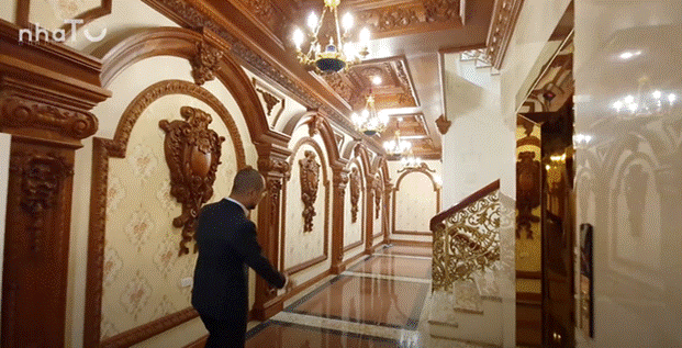 Lạc lối trong cung điện của đại gia Thành Thắng Group: Cao bằng toà nhà 18 tầng, diện tích sàn 15.000m2, 20 phòng ngủ, dát vàng khắp nơi-8