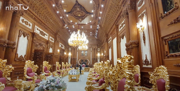 Lạc lối trong cung điện của đại gia Thành Thắng Group: Cao bằng toà nhà 18 tầng, diện tích sàn 15.000m2, 20 phòng ngủ, dát vàng khắp nơi-9