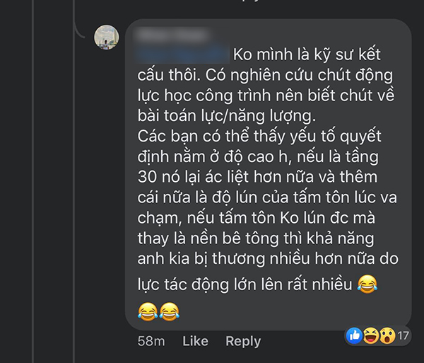 Vụ bé gái rơi từ tầng 12: Cư dân mạng có màn tính toán hack não về lực tác động, dân tình than thở giá ngày xưa chăm học Lý hơn-7